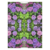 Paars en Fuchsia Hydrangea Kaleidoscope Tablecloth Tafelkleed (Voorkant)