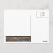 Paars en geel briefkaart (Achterkant)