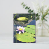 Paars en geel Briefkaart (Staand voorkant)