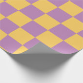 Paars en geel cadeaupapier (Hoek)