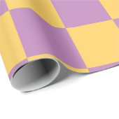 Paars en geel cadeaupapier (Rol Hoek)