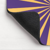 Paars en geel gestreept Muismat (Hoek)