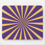 Paars en geel gestreept Muismat (Voorkant)