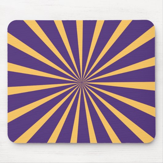  Paars en geel gestreept Muismat (Voorkant)