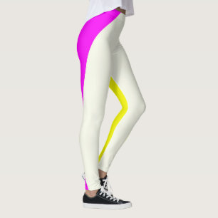 Paars en Geel Leggings