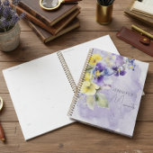 Paars en geel planner