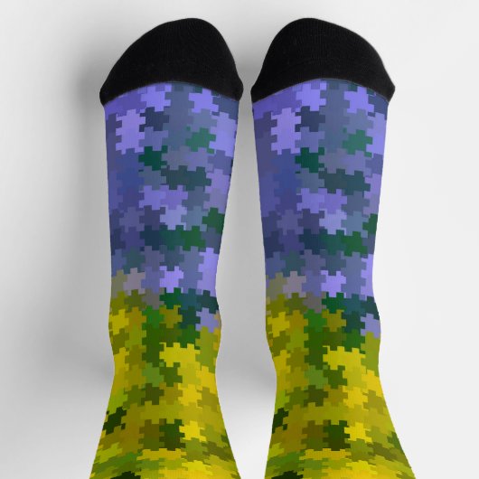 Paars en geel sokken (Top)