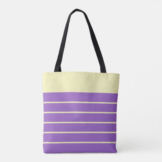 Paars en geel tote bag (Achterkant)