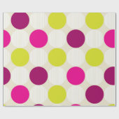 Paars en gelg cadeaupapier (Vlak)