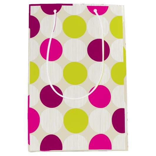 Paars en gelg medium cadeauzakje (Voorkant)