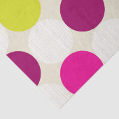 Paars en gelg tissuepapier (Detail)