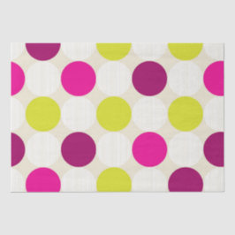 Paars en gelg tissuepapier