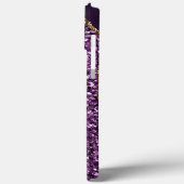 PAARS EN GOLD AGATE PATTERN Case-Mate iPhone CASE (Achterkant / Links)