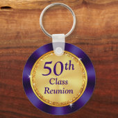 Paars en goud, 50-jarige reunion Souvenirs, Sleutelhanger (Achterkant)