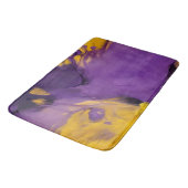 Paars en Goud Abstract Badmat (Gekanteld)