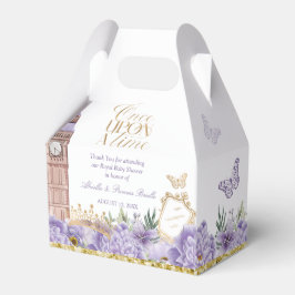 Paars en Goud Eens Upon een Tijd Prinses Bedankdoosjes