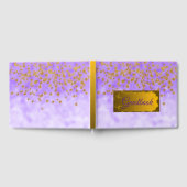 Paars en Goud Gastenboek (Volledig)