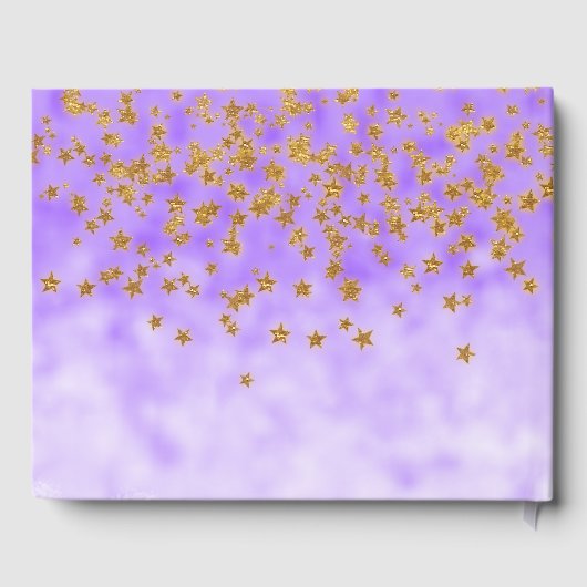 Paars en Goud Gastenboek (Achterkant)