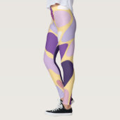 Paars en Goud Leggings (Links)
