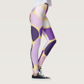 Paars en Goud Leggings (Rechts)
