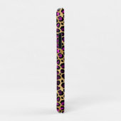 Paars en Goud Luipaard Serie Design 4 Case-Mate iPhone Case (Achterkant/rechts)
