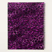 Paars en Goud Luipaard Serie Ontwerp 3 Planner (Achterkant)