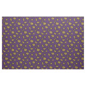 Paars en goud luipaardprint stof (Fat Quarter)