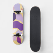 Paars en goud persoonlijk skateboard (Voorkant)
