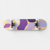 Paars en goud persoonlijk skateboard (Horizontaal)