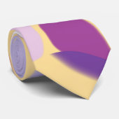 Paars en goud stropdas (Opgerold)