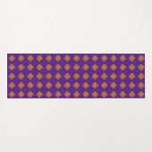 Paars en goud yogamat (Achterkant (horizontaal))