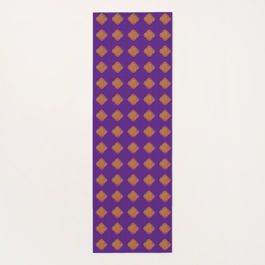Paars en goud yogamat (Achterkant)