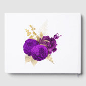 Paars en goudbloedig huwelijk Gastenboek (Achterkant)