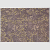 Paars- en gouddeklappapier tissuepapier (Voorkant)