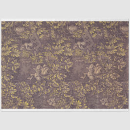 Paars- en gouddeklappapier tissuepapier