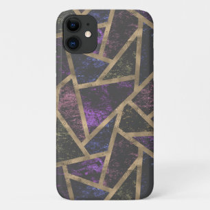 Paars en gouden mozaïekpatroon Case-Mate iPhone case