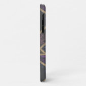 Paars en gouden mozaïekpatroon Case-Mate iPhone case (Achterkant/links)