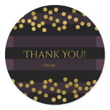 Paars en goudfaux Folie Confetti Stippen Favor