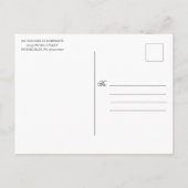 Paars en goudglitter elegant Vrijgezellenfeest Uitnodiging Briefkaart (Achterkant)