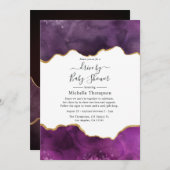 Paars en goudgrijs station met douwer kaart (Voorkant / Achterkant)