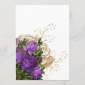 Paars en goudkleurig grafisch advies (Achterkant)