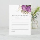 Paars en goudkleurig grafisch advies (Staand voorkant)