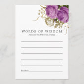 Paars en goudkleurig grafisch advies (Voorkant)