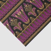 Paars- en goudkunstdeklaag tissuepapier (Detail)