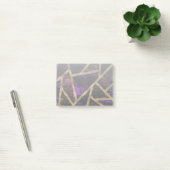Paars en goudmozaïekpatroon post-it® notes (Kantoor)
