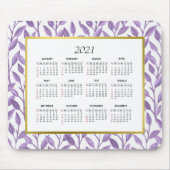 Paars en goudsinaasappelen | Agenda 2021 Muismat (Voorkant)