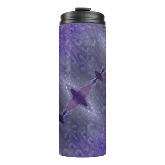Paars en grijs thermosbeker (Voorkant)