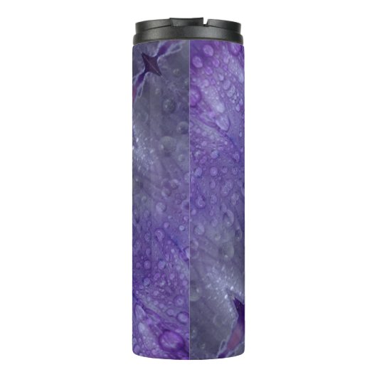 Paars en grijs thermosbeker (Achterkant)