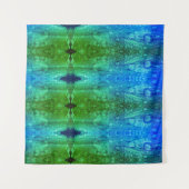 Paars en grijze X GL Wandkleed (Voorkant (horizontaal))