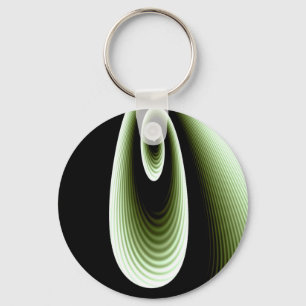 Paars en groen COOL modern patroon Sleutelhanger